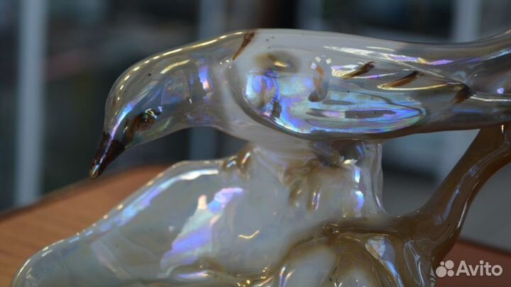 Фарфоровая пепельница- сорока