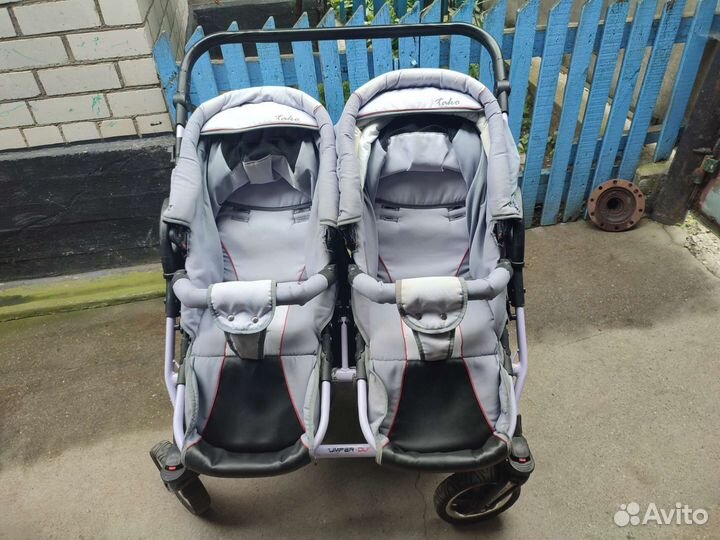 Детская коляски для двойни 2 в 1
