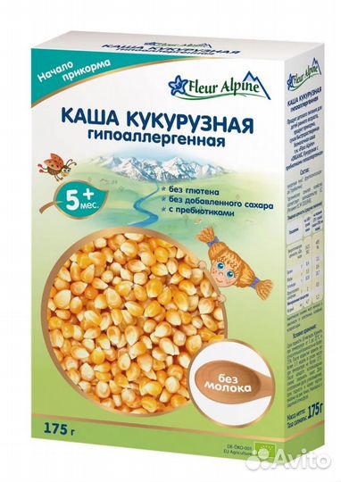 Каша безмолочная