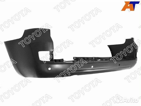 Бампер задний toyota land cruiser 200
