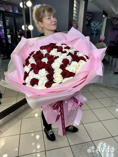 Букет из роз, цветы с доставкой, букеты гиганты