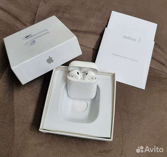 Беспроводные наушники apple airpods 2