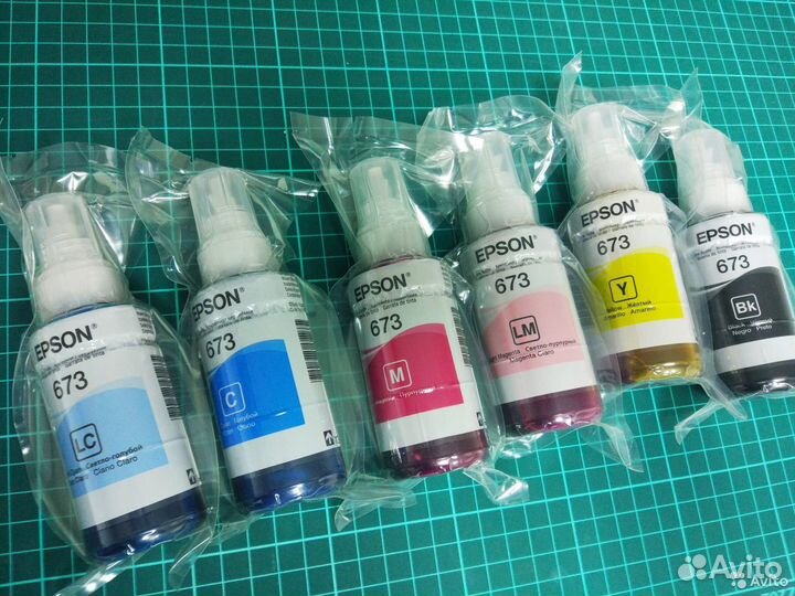 Чернила оригинальные для Epson L800, L805 (673)