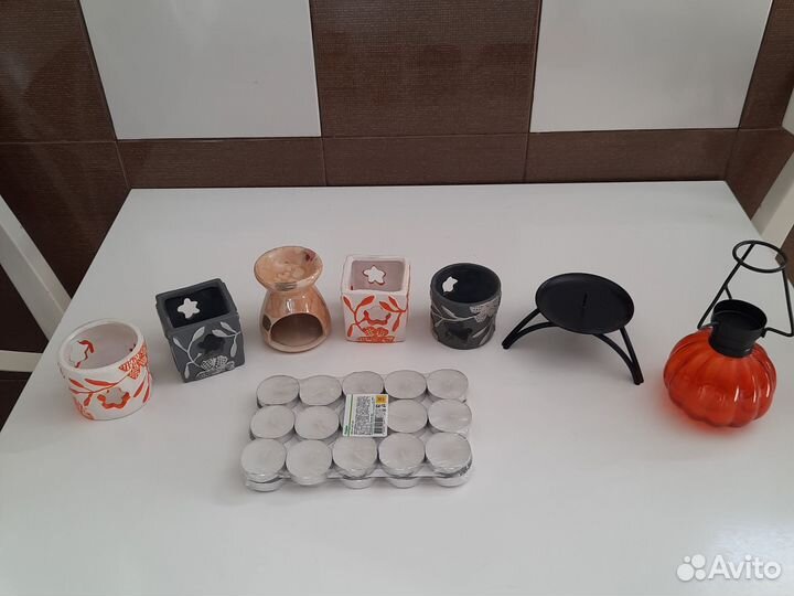 Подсвечники Икеа, ароматическая свеча