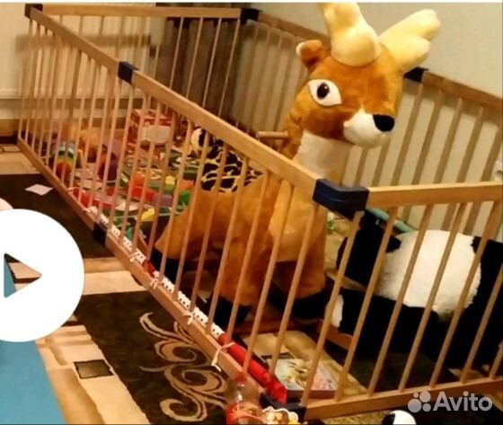 Манеж детский деревянный большой