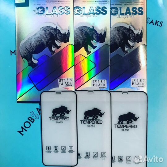 Защитные 3D стёкла носорог для iPhone 12