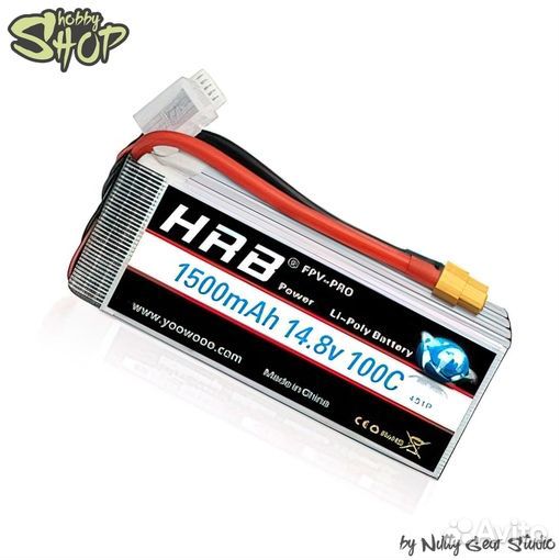 Аккумулятор HRB 4S 1500mah 100C XT60