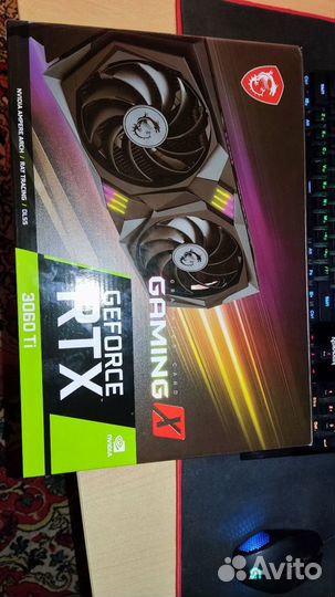 Видеокарта MSI RTX 3060ti gaming X