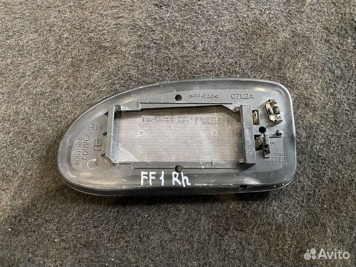 Левый зеркальный элемент Ford Focus 1 (оригинал)
