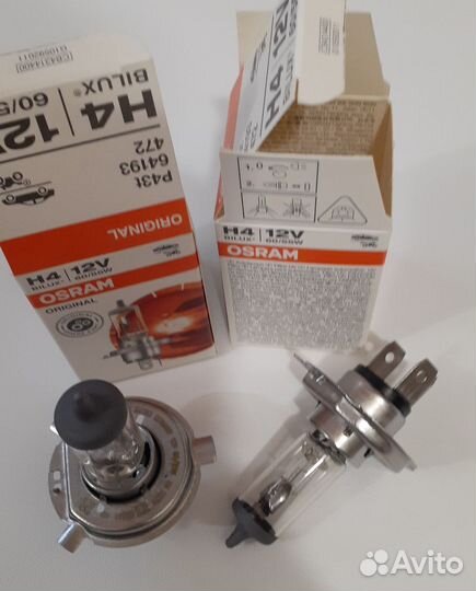 Лампа автомобильная Osram H4 12V 64193