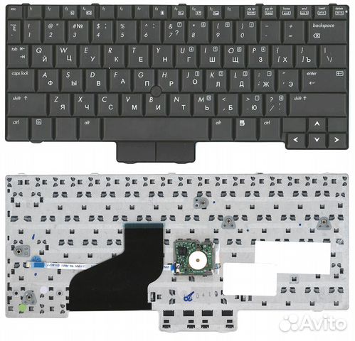 Клавиатура для HP EliteBook 2530P с трекпоинтом