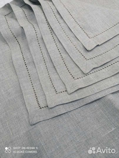 Льняные салфетки, дорожки zara home новые