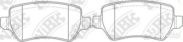 Колодки задние (opel astra G, H) PN0329 PN0329