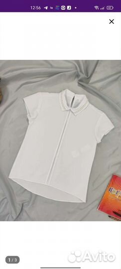 Блузка белая для девочек