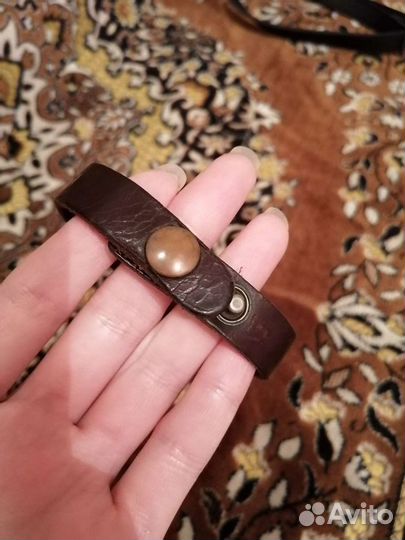Кожаный браслет