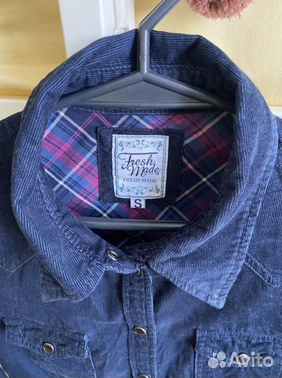 Вельветовая рубашка