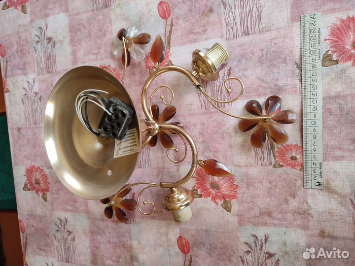 Люстра цветы