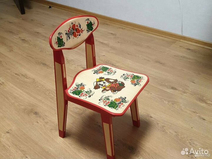 Детский стульчик хохлома