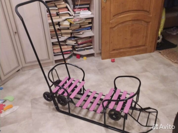 Санки для двоих детей