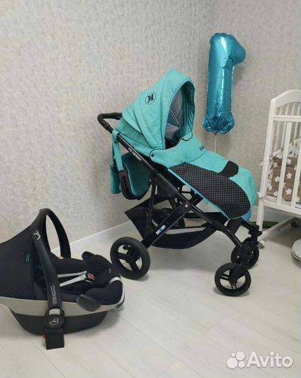 Коляска 3в1 Fd design с люлькой 0+ maxi cosi pebbl