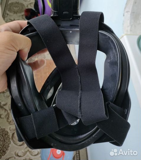 Маска для подводного плавания с трубкой снорклинг