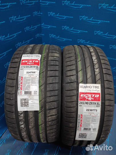 Kumho Ecsta PS71 245/40 R19 и 275/35 R19