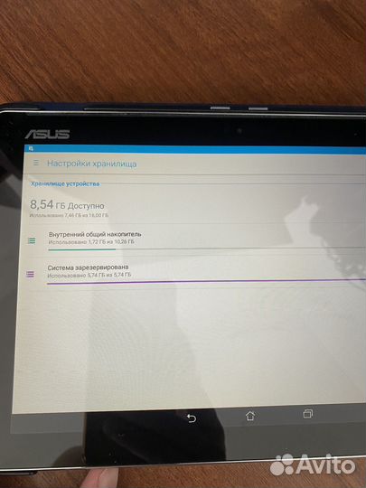Планшет asus z300m 16 gb