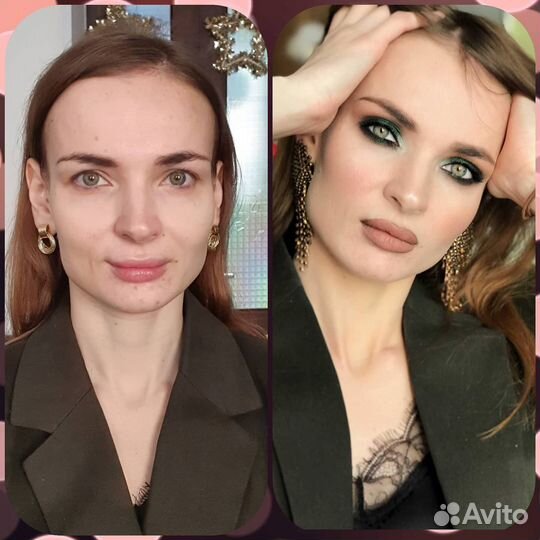 Макияж и прическа
