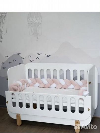 Косичка бортик в кроватку