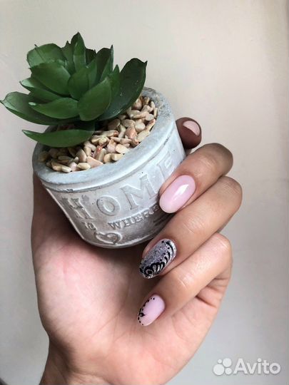 Маникюр, гель лак, наращивание гелем и полигелем