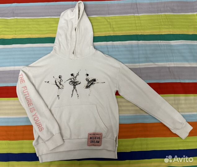 Худи для девочек 9-10 лет. 4 шутки