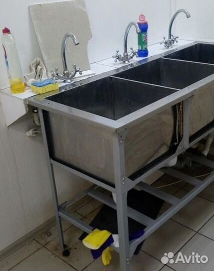 Ванна моечная 3 секц вм 3/400 есть разные размеры