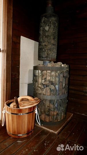 Баня на берегу реки, Беседки на воде