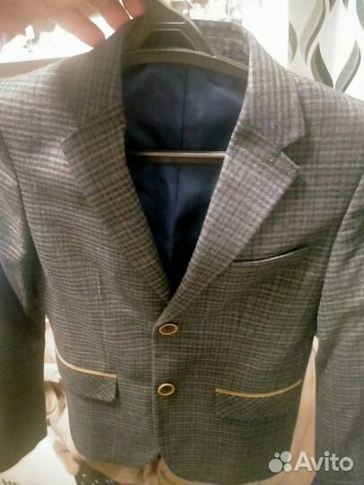 Пиджак для мальчика 140