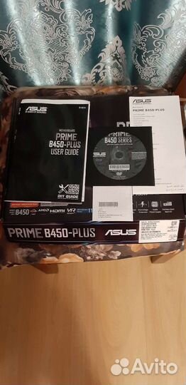 Материнская плата am4 asus prime b450 plus