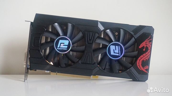 8Gb видеокарта PowerColor Radeon RX 570