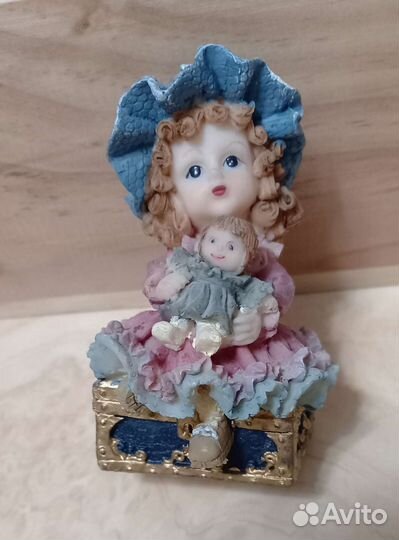 Куколка из бисквитного фарфора