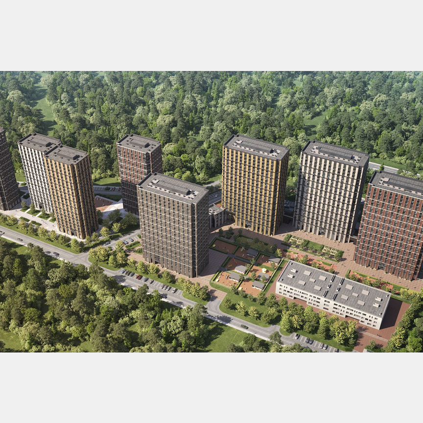 1-к. квартира, 41,5 м², 2/22 эт.