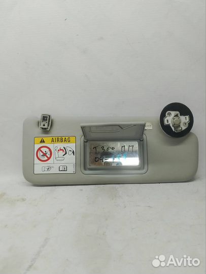 Солнцезащитный козырек правый Chevrolet Aveo T300