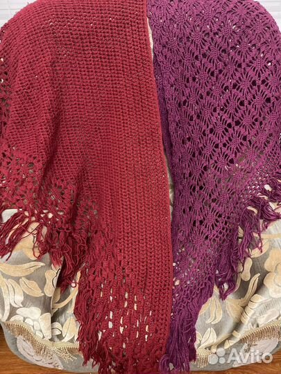 Платок шаль ручная работа