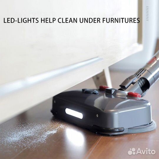 Турбо щетка моющая Dyson V7 V8 V10 V11 V15 с LED