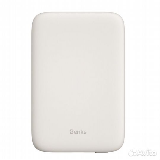 Benks Беспроводная батарея с магнитом Белый