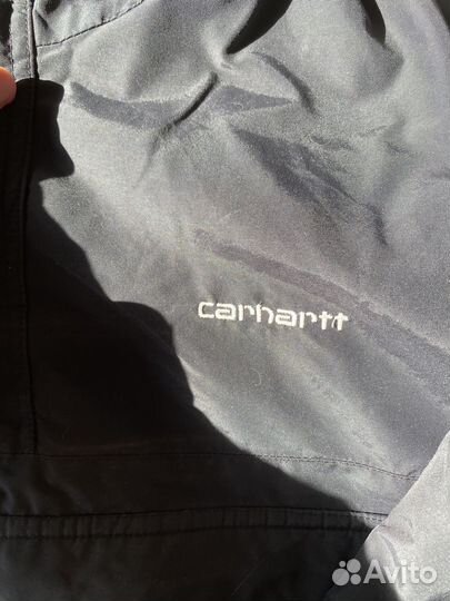 Черный анорак carhartt