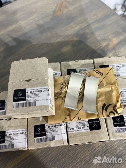 Вкладыши шатунные Mercedes M271