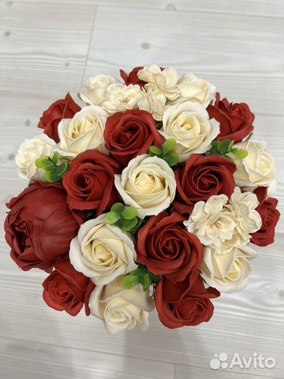 Букет из мыльных роз, учителю, маме