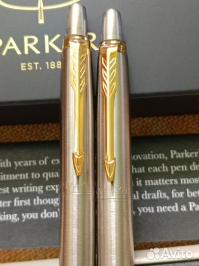 Ручка шариковая parker jotter stainless steel GT с