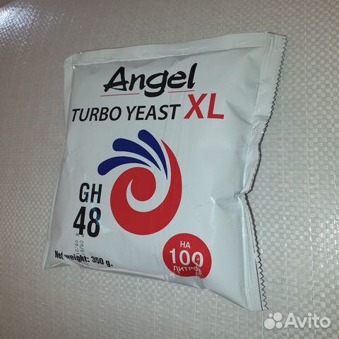 Спиртовые дрожжи GH48 XL Angel пачка 350гр, Китай