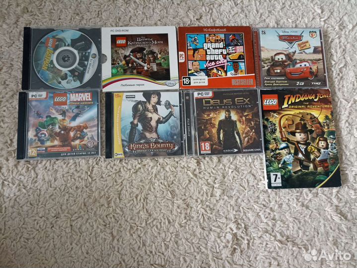 DVD диски с играми