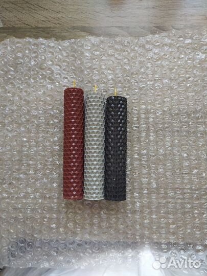 Свечи из вощины ручной работы