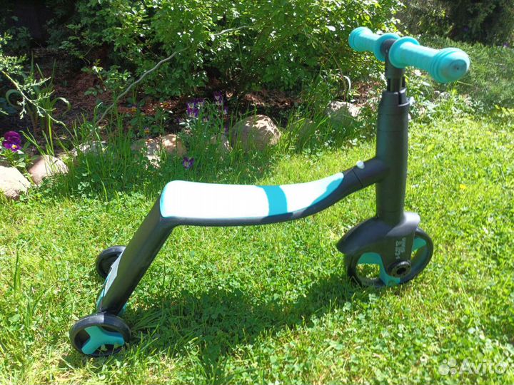 Детский самокат-беговел, велосипед 3 в 1
